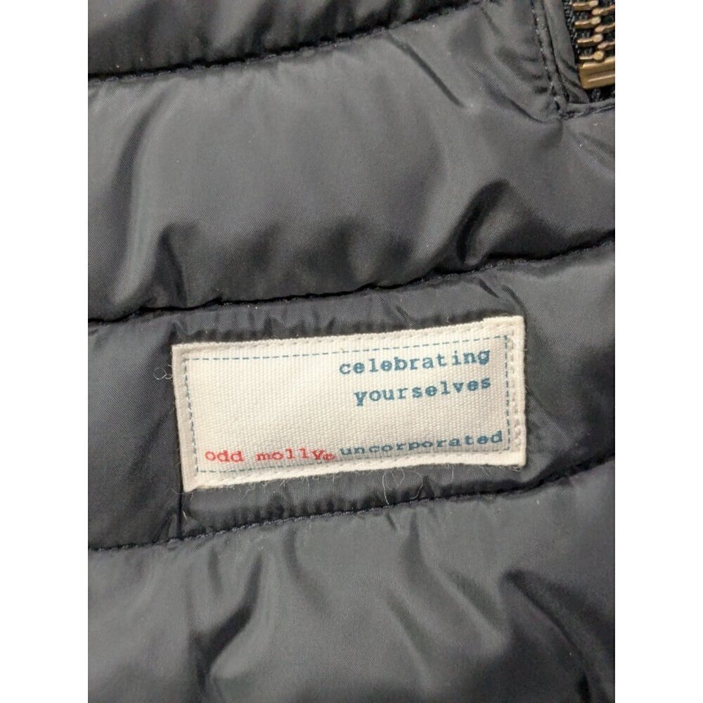 Odd Molly  851 Downfall Puffer Jacket Size 3 Large Black Full Zip Embroidered - Picture 9 of 16